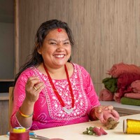 Sjaal met een Verhaal - Decoratie Beer Mistletoe Dreams