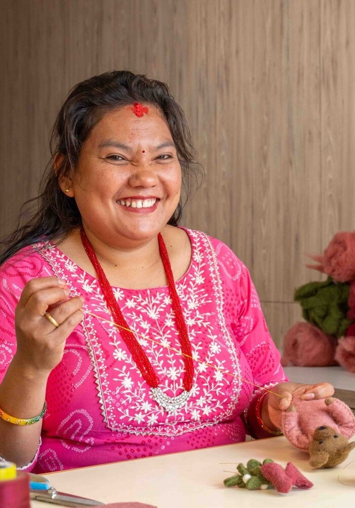 Sjaal met een Verhaal - Decoratie Beer Mistletoe Dreams