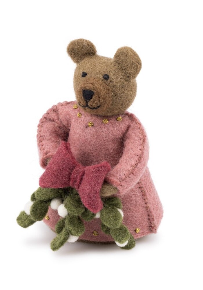 Sjaal met een Verhaal - Decoratie Beer Mistletoe Dreams