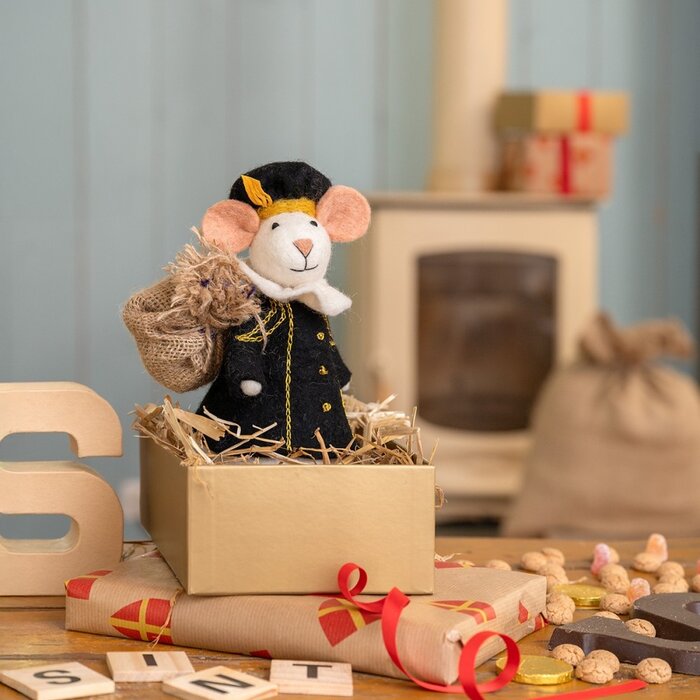 Sjaal met Verhaal Decoratie Muis Hoofdpiet - Sjaal met een Verhaal