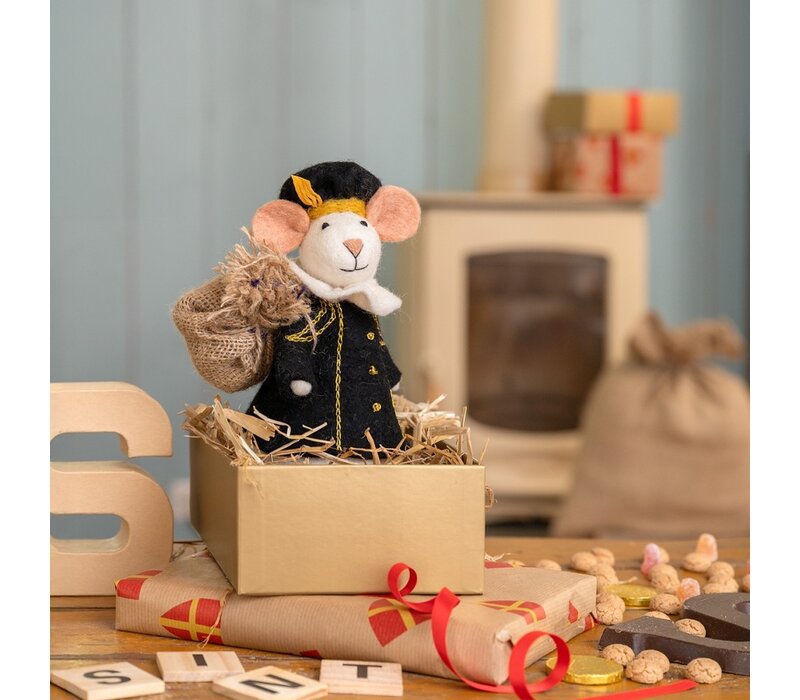 Sjaal met een Verhaal - Decoratie Muis Hoofdpiet