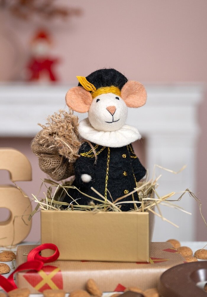 Sjaal met een Verhaal - Decoratie Muis Hoofdpiet