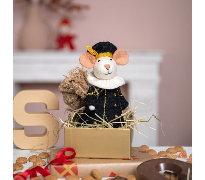 Sjaal met een Verhaal - Decoratie Muis Hoofdpiet