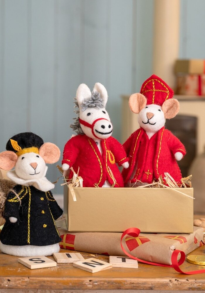 Sjaal met een Verhaal - Decoratie Muis Hoofdpiet