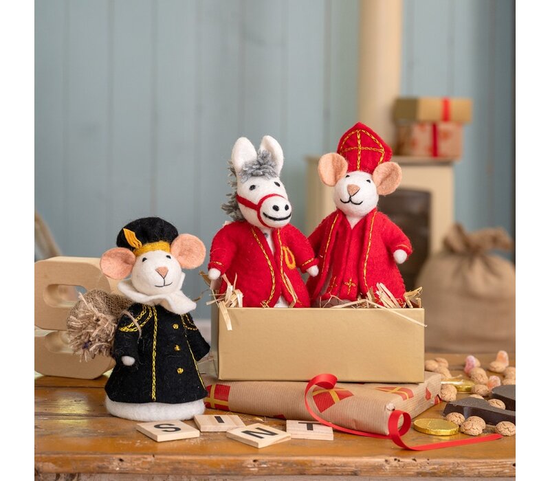 Sjaal met een Verhaal - Decoratie Muis Hoofdpiet