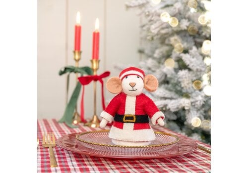 Sjaal met een Verhaal Decoratie Muis Kerstmuis - Sjaal met een Verhaal