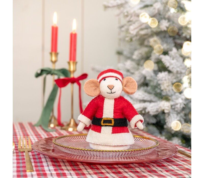 Sjaal met een Verhaal - Decoratie Muis Kerstmuis