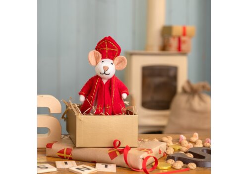 Sjaal met Verhaal Decoratie Muis Sintermuis - Sjaal met een Verhaal