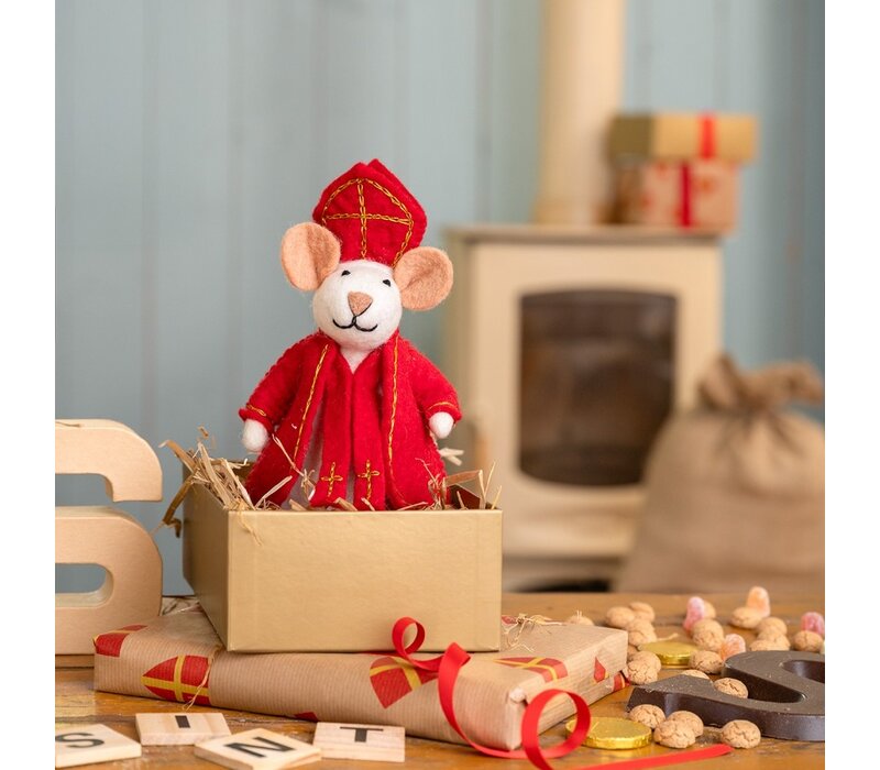 Sjaal met een Verhaal - Decoratie Muis Sintermuis