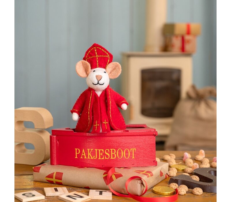 Sjaal met een Verhaal - Decoratie Muis Sintermuis