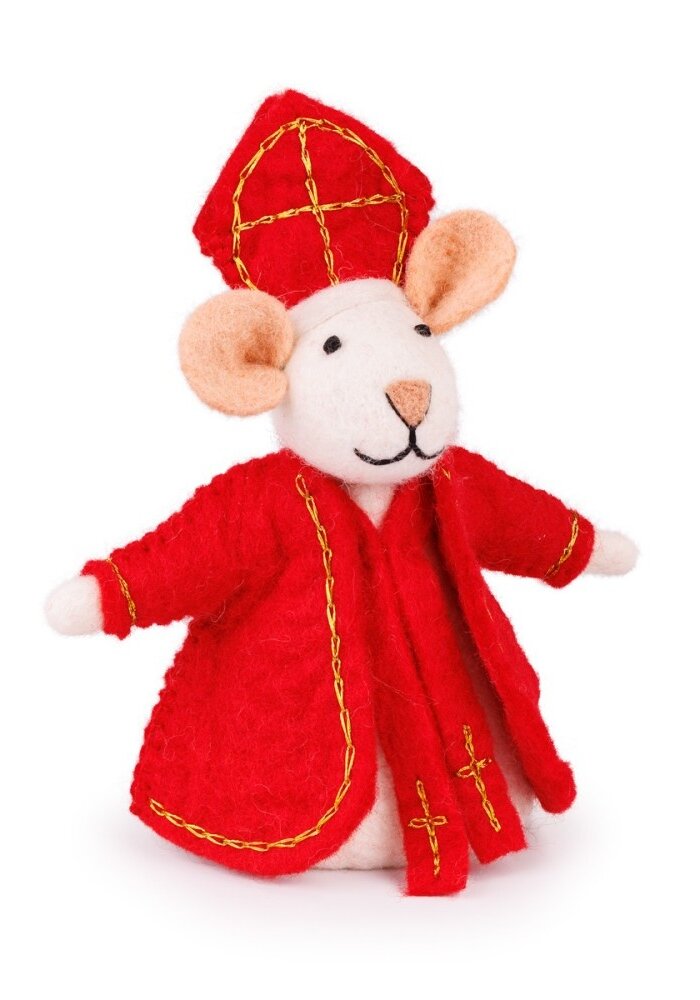 Sjaal met een Verhaal - Decoratie Muis Sintermuis