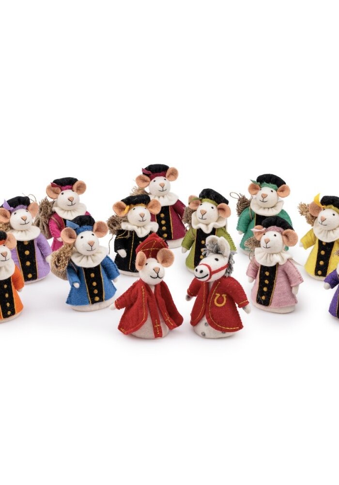 Sjaal met een Verhaal - Decoratie Muis Sintermuis