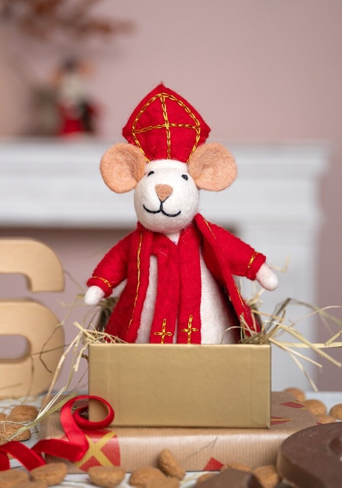 Sjaal met een Verhaal - Decoratie Muis Sintermuis