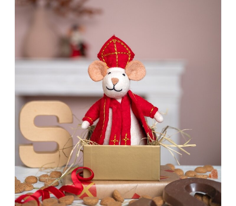 Sjaal met een Verhaal - Decoratie Muis Sintermuis