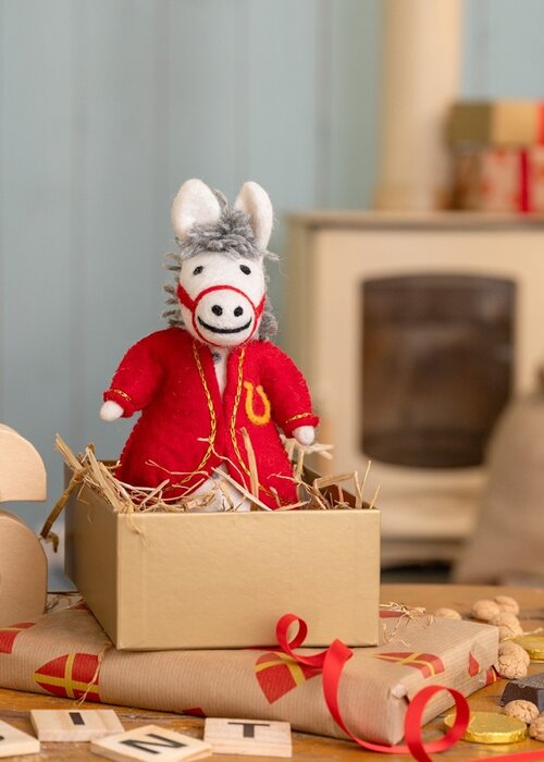 Sjaal met Verhaal Decoratie Paard van Sintermuis - Sjaal met een Verhaal