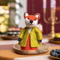 Sjaal met een Verhaal - Decoratie Vos Indian Summer Lichtgroen