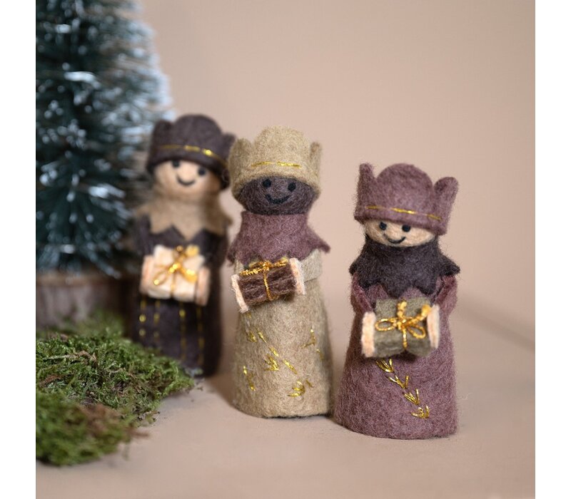 Sjaal met een Verhaal - Kerststal Bruin
