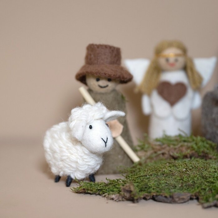 Sjaal met een Verhaal - Kerststal Bruin