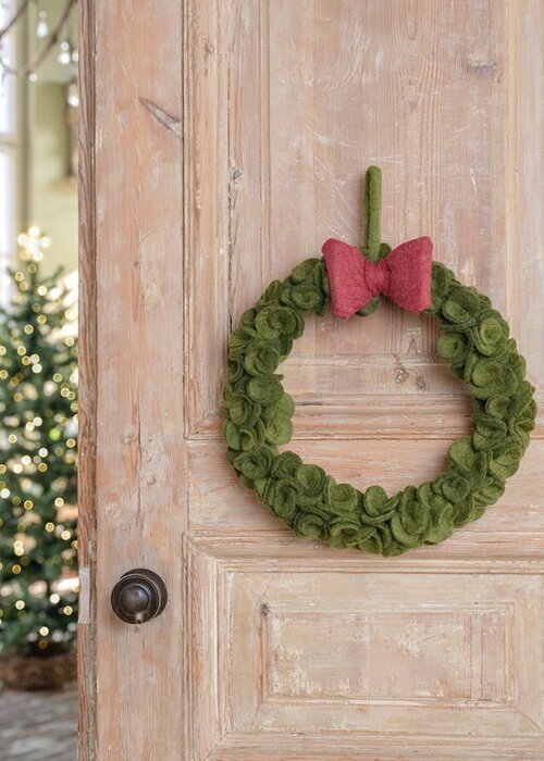 Sjaal met Verhaal Krans Eucalyptus met Strik - Sjaal met een Verhaal