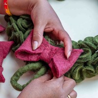 Sjaal met een Verhaal - Krans Eucalyptus met Strik