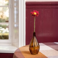 Sjaal met een Verhaal - Herfst Margrietje Bordeaux