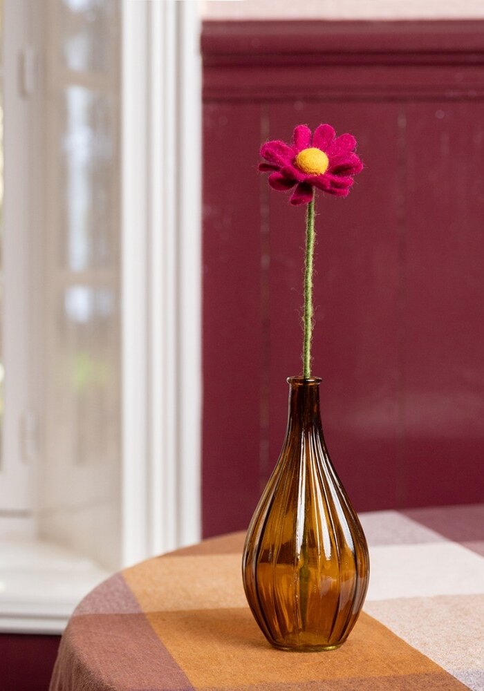 Sjaal met een Verhaal - Herfst Margrietje Burgundy