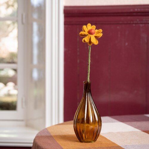 Herfst Margrietje Okergeel - Sjaal met een Verhaal 