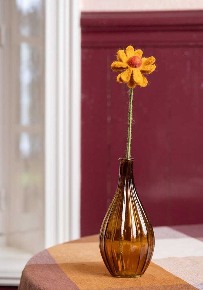 Sjaal met een Verhaal - Herfst Margrietje Okergeel