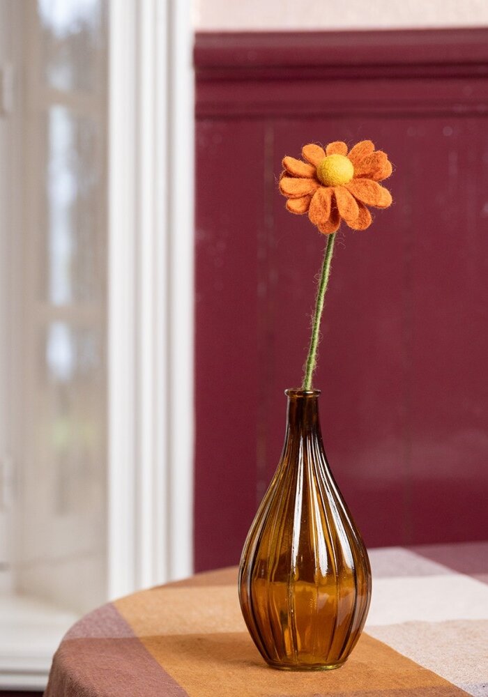 Sjaal met een Verhaal - Herfst Margrietje Cognac