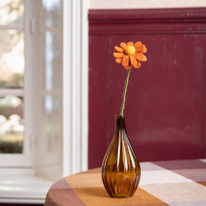 Sjaal met een Verhaal - Herfst Margrietje Cognac