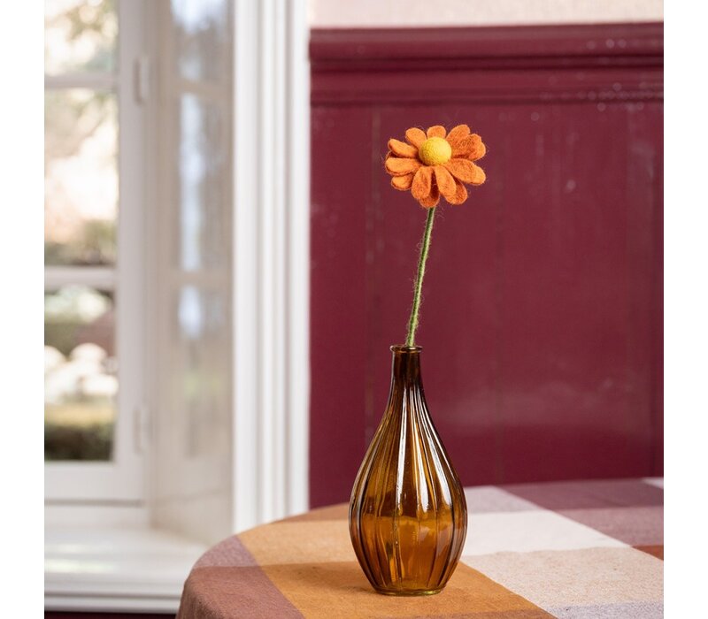 Sjaal met een Verhaal - Herfst Margrietje Cognac