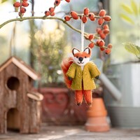 Sjaal met een Verhaal - Hanger Vos Indian Summer Lichtgroen