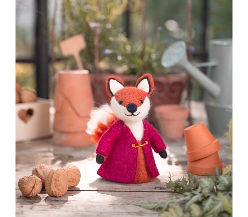 Sjaal met een Verhaal - Decoratie Vos Indian Summer Burgundy