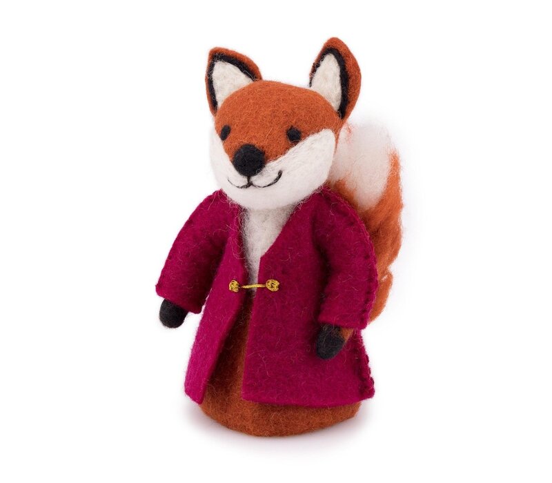 Sjaal met een Verhaal - Decoratie Vos Indian Summer Burgundy