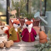 Sjaal met een Verhaal - Decoratie Vos Indian Summer Burgundy