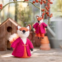 Sjaal met een Verhaal - Decoratie Vos Indian Summer Burgundy