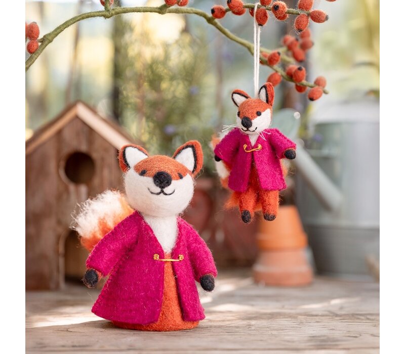 Sjaal met een Verhaal - Decoratie Vos Indian Summer Burgundy