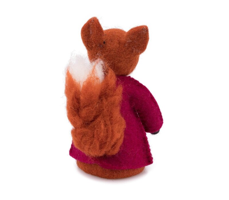 Sjaal met een Verhaal - Decoratie Vos Indian Summer Burgundy