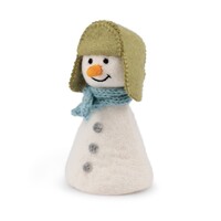 Sjaal met een Verhaal - Decoratie Sneeuwpop Winterwonderland