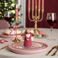 Sjaal met een Verhaal - Kerstengeltje Cyclaam