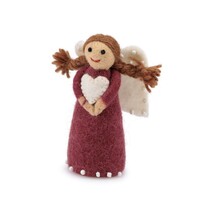 Sjaal met een Verhaal - Kerstengeltje Cyclaam