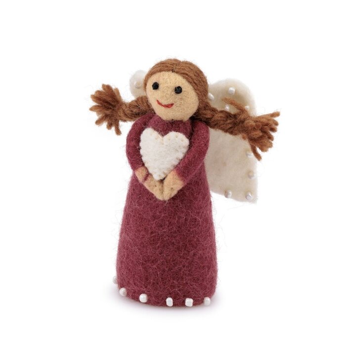 Sjaal met een Verhaal - Kerstengeltje Cyclaam