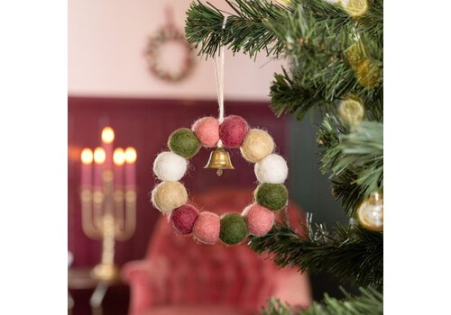 Sjaal met een Verhaal Hanger Krans Mistletoe Dreams Small - Sjaal met een Verhaal
