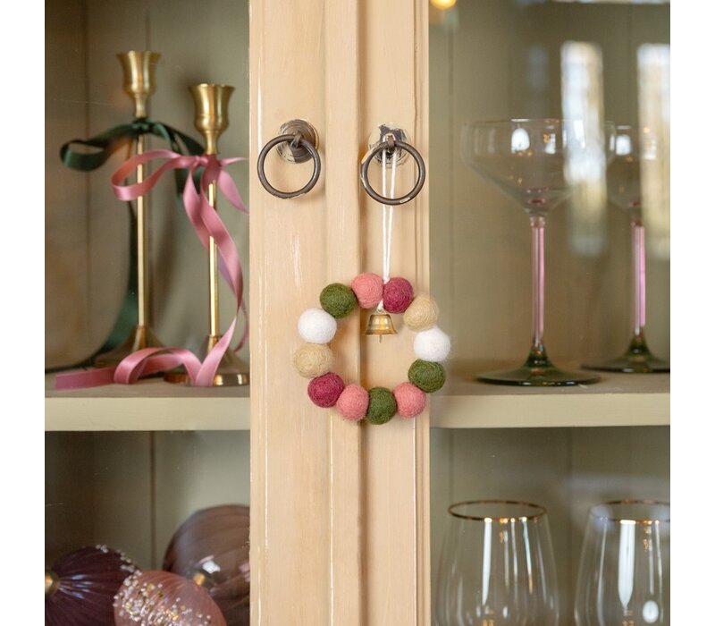 Sjaal met een Verhaal - Hanger Krans Mistletoe Dreams Small