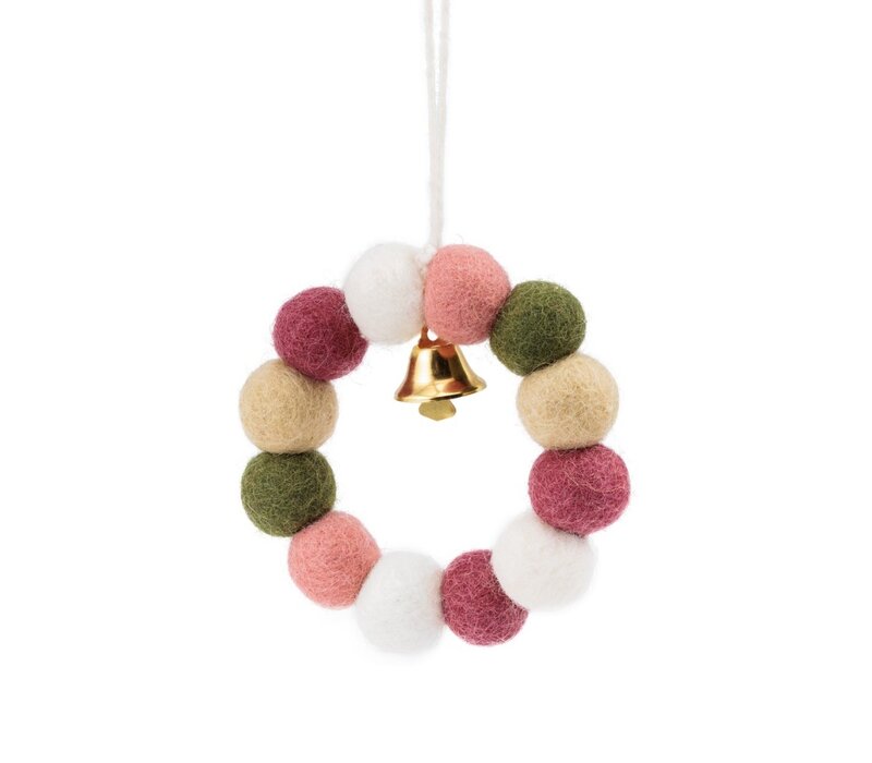 Sjaal met een Verhaal - Hanger Krans Mistletoe Dreams Small