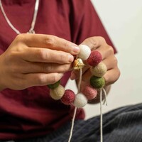 Sjaal met een Verhaal - Hanger Krans Mistletoe Dreams Small