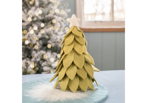 Sjaal met Verhaal Decoratie Kerstboom Lichtgroen - Sjaal met een Verhaal