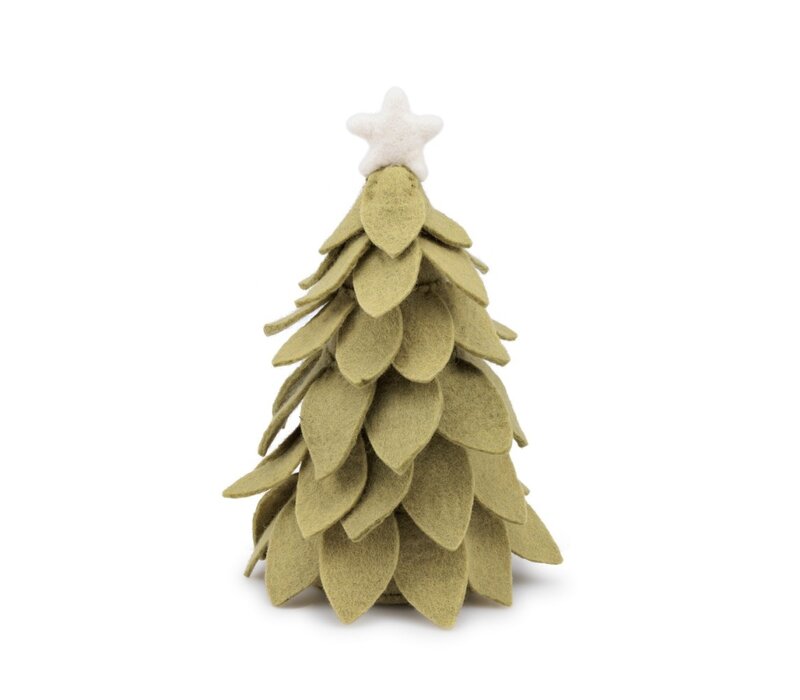 Sjaal met een Verhaal - Decoratie Kerstboom Lichtgroen