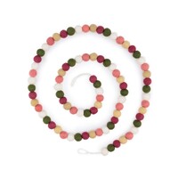 Sjaal met een Verhaal - Viltslinger Viltballetjes Mistletoe Dreams