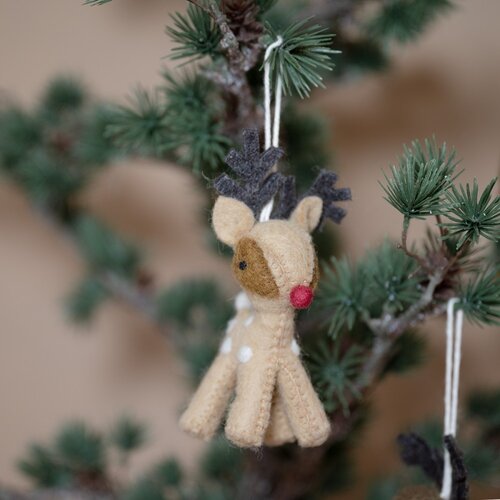 Hanger Rendier Fudge - Sjaal met een Verhaal 